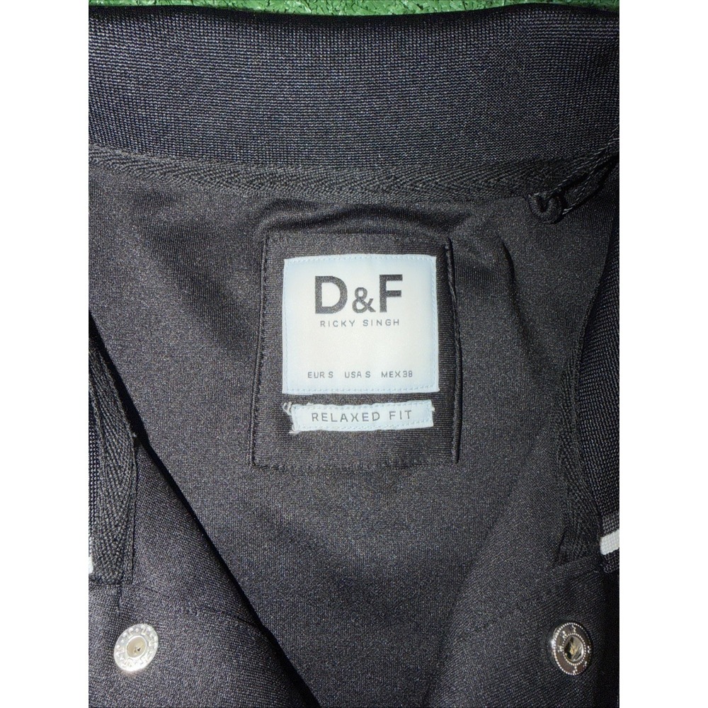 D&F Ricky Singh Relaxed Fit Shirt Men's Sm Snap Front Los Angeles Basketball NWT - Picture 3 of 6